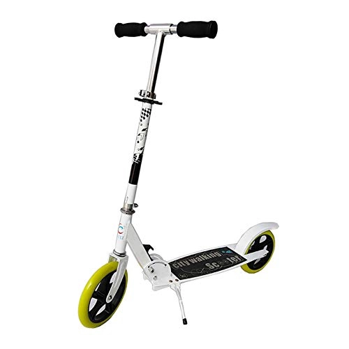 Scooter : MYAOU Adult Scooter Stunt Scooter for Kids Ages 6-12 Children Two-wheel Folding Youth Student Work Campus Scooters with 200MM Big Wheels