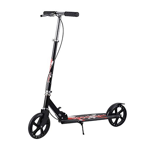 Scooter : MYAOU Scooter for Kids Ages 6-12 Boys Folding Kick Scooters with Dual Suspension Adjustable Height Adult Stunt Scooters with Kick Stand Brake