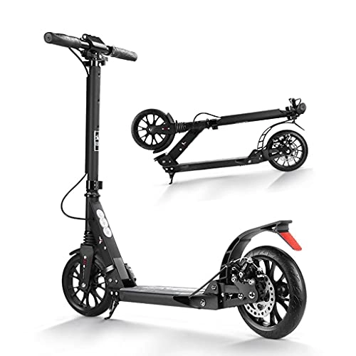Scooter : OFFA Folding Scooters For Teens Kids 8-12 Years And Up, Stunt Kick Scooters For Adults Off-road Disc Brake System, With Handbrake, PU 8" Wheel, Sports & Outdoors Freestyle School Commute Scooter