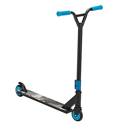 Scooter : OUTAD Stunt Scooter for Teens and Adults Kick Scooter 360 Spin Tricks Scooter Sport Stunt Scooter 3.9" Wheels Pro Scooters (Blue)