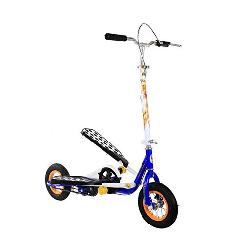 Scooter : Ownlife Inflatable Rubber Wheel Teens Pedal Foldable Scooter, Exercise Stepper Scooter Bike Kick Scooter For Boys / Girl / Adult Age 6 Years Old and Up
