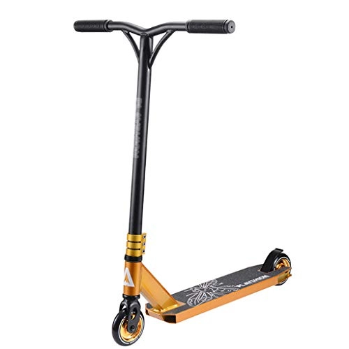 Scooter : Pro Scooter, Non-slip Deck, Fixed Bar Sports Kick Scooter for Kids, Adults, Stunt Scooter