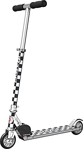 Scooter : Razor A series Checked Out Kick Scooter, Black / White, One Size, 13073086