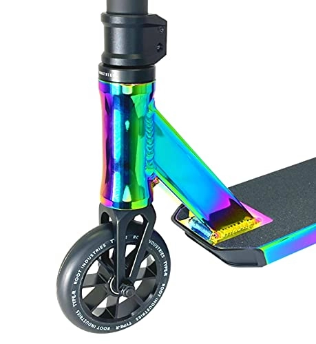 Scooter : Root Industries Type R Stunt Scooter Height 82.5 cm (Oilslick Rainbow Neochrome)