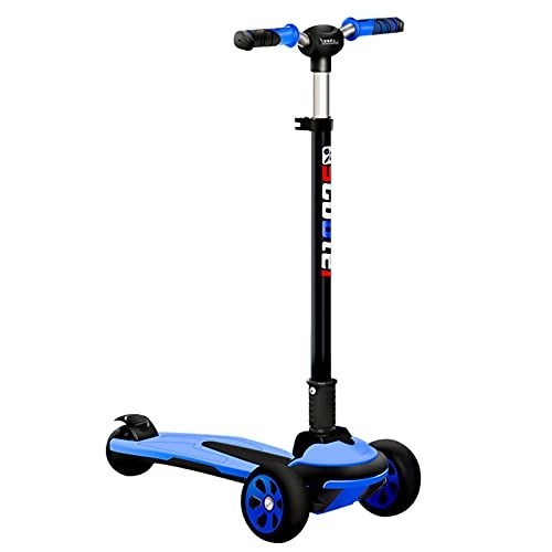 Scooter : scooter Children's Scooter, Height Adjustable, Use For Multiple Ages, One-Second Folding, With Cool Flashing Wheels(Color:blue)