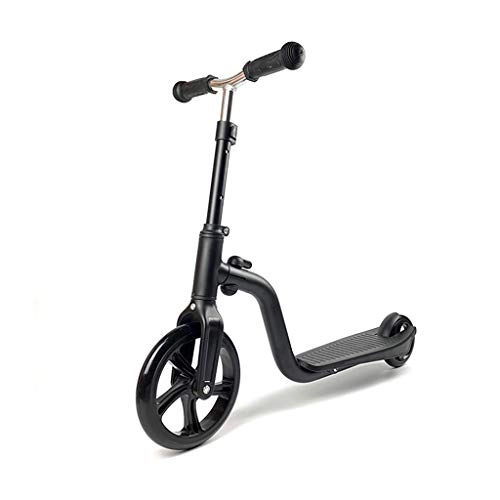 Scooter : Scooter for Kids, Adjustable Height, 2 Wheels Kick Scooter for Girls & Boys 1-6 Years Old, Upgrade Toddler Scooter with Quick-Release Folding System (Color : Black)