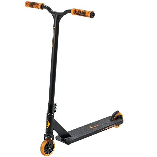 Scooter : Slamm Scooters Classic V8 Scooter Adult Unisex Black / Orange (Multi-Colour), One Size