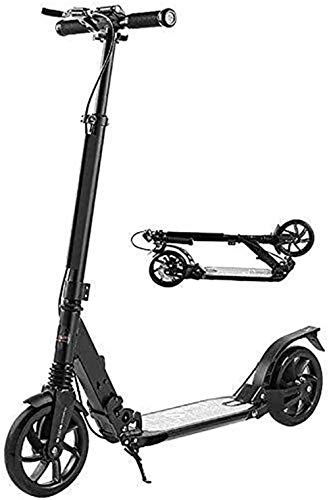 Scooter : Stunt Scooters, Adult Wheels, Kick Folding Adult Kick with Adjustable Handle and Pu Wheel, Dual Suspension Glider with Handlebrake