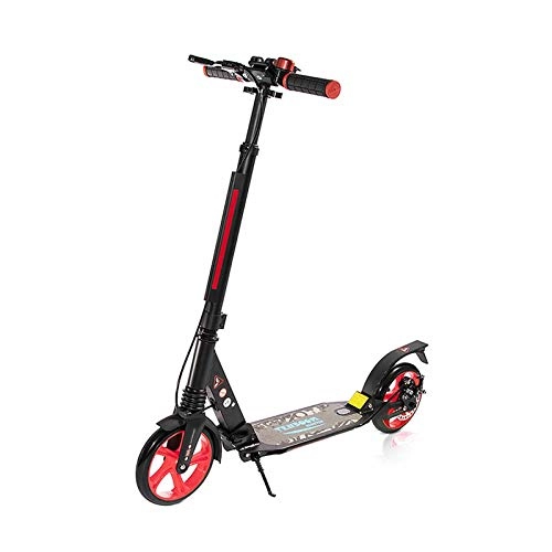 Scooter : Stunt Scooters for kids ages 8-12, Folding Adjustable Micro Scooter with Dual Suspension, Rear Foot Brake & Bike-Style Grips