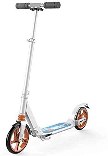 Scooter : Stunt Scooters Outdoor Riding Portable Scooter-Folding Kick Scooter, Big Wheels Glider with Dual Suspension, Adjustable Height