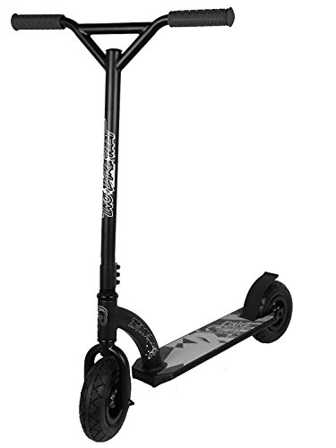 Scooter : TBF Xtreme Jump Dirt Scooter All Terrain Off Road Rider (Dirt Scooter - Black)