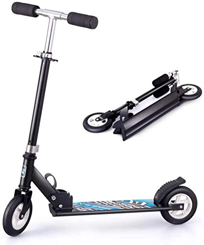 Scooter : Teens Kick Scooters Freestyle Sports Kick Scooter Rear Wheel Brake with Adjustable Height Smooth Ride 60KG Max Load, Birthday