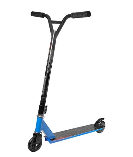 Scooter : Uooeg-F 2 Wheel Stunt Scooter Street Pro Kick / Push 360 Spin Trick Street for Boys Girls Age 7+(Blue)