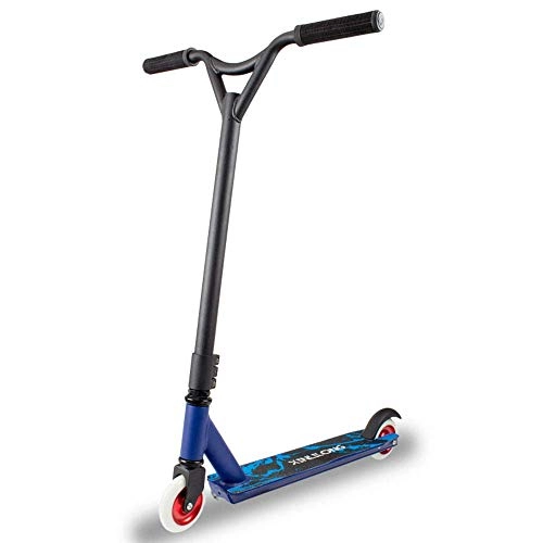 Scooter : WZB-fitness equipment Durable Adult Scooter Fancy 2 Rounds Extreme Stunt Adult Pedals Scooter Non-slip (Color : Blue)