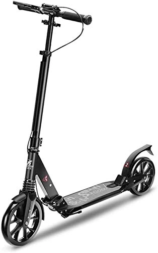 Scooter : XBSLJ Kick Scooter, Scooters For Kids Adult Scooter Hight-Adjustable with Dual Suspension Folding Kick Scooter with Big Wheels for Teens Kids Age 12 Up