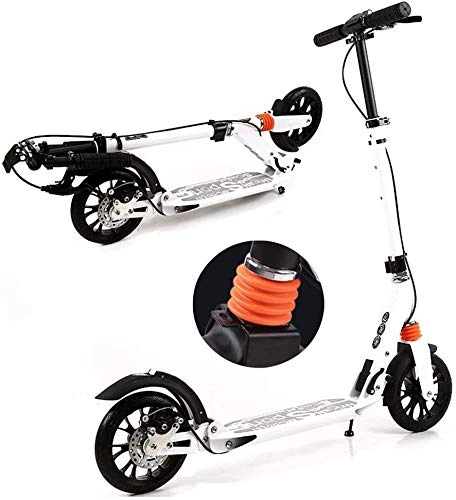 Scooter : XDD Adult Scooter, Adult Kick Scooters with Disc Hand Brake, Large Wheel Scooters with Double Suspension, up to 220 LB, 1