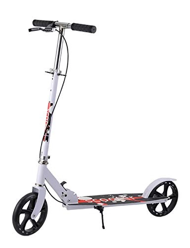 Scooter : YF-Mirror Portable Kick Scooters for Kids 8 Years and up - Quick-Release Folding System 8" Big Wheels Great Scooters for Adults and Teens