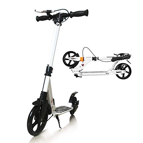 Scooter : YF-Mirror Pro City Scooter, Foldable Street Scooter, Height Adjustable Handle, 2 Big Wheels, Kick Scooter for Adults and Children, 220lbs Capacity