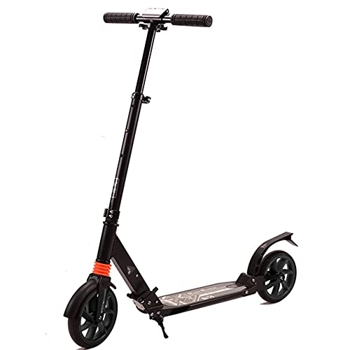 Scooter : YUNLILI Multi-purpose 3-Level Height Adjustable System / Foldable / Frosted pedal / 2-wheel Scooter Large-Wheel Scooter Design Suitable for Teenagers and Adults Load-Bearing 150KG -B / D (Color : B)
