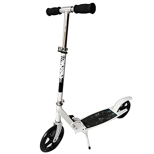 Scooter : YUNLILI Multi-purpose Two-Wheeled Scooter for Adults Over 10 Years Old Using PU Shock-Absorbing Wheels Handlebar Height Adjustable in 3 Levels Maximum Weight 100 kg -B / B (Color : B)