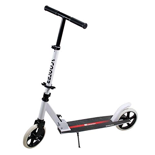 Scooter : Zokway Scooters for Kids 2 Wheel Folding Kick Scooter for Adults Teens Youths Boys Girls (White)