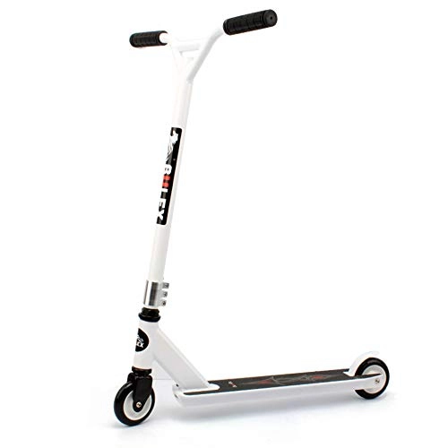 Scooter : ZXCVB Pro Stunt Scooters, Freestyle Stunt Scooters, Kick Scooters, Stunt Scooters, Both Beginners And Professional Players Can Use It Safely, Durable, White-stuntscooter