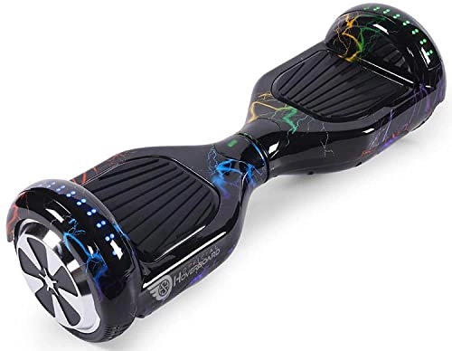 Self Balancing Segway : 2021 Hoverboards for kids 6.5 Inch Electric Scooter Board with Bluetooth Speaker - Amazing LED Lights for Kids, Teenagers and Adults (Rainbow Lightening)