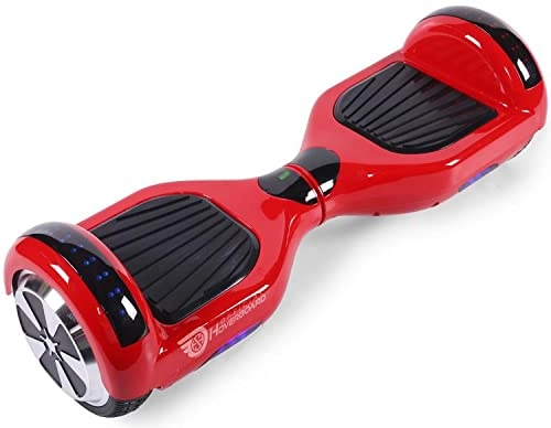 Self Balancing Segway : 2021 Hoverboards for kids 6.5 Inch Electric Scooter Board with Bluetooth Speaker - Amazing LED Lights for Kids, Teenagers and Adults (Red)