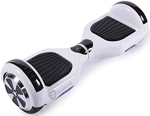 Self Balancing Segway : 2021 Hoverboards for kids 6.5 Inch Electric Scooter Board with Bluetooth Speaker - Amazing LED Lights for Kids, Teenagers and Adults (White)