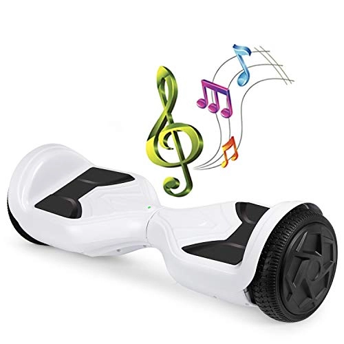 Self Balancing Segway : 6.5" Hoverboard Offroad Hoverboard for Kids Adults Self Balancing Electric Scooter Board with Bluetooth Music Speaker, All Terrain Hoverboard with 2 X 300W Motors