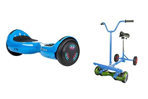 Self Balancing Segway : BLUE - ZIMX BLUETOOTH HOVERBOARD SEGWAY WITH LED WHEELS UL2272 CERTIFIED + HOVEBIKE BLUE