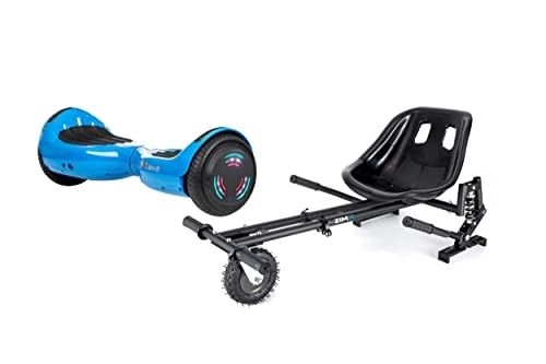 Self Balancing Segway : BLUE - ZIMX HB4 BLUETOOTH HOVERBOARD SEGWAY WITH LED WHEELS UL2272 CERTIFIED + HK8 BLACK