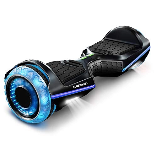 Self Balancing Segway : Bluewheel 6, 5" Premium Hoverboard HX360 | Electric Scooter for Adult & Kids | German Quality Brand | Infinity Led Light Tyres & APP | Bluetooth Speaker | Self Balance Scooter + Powerful Dual Engine