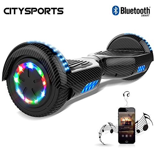 Self Balancing Segway : CITYSPORTS Self-Balancing Electric Scooter 6.5 Inch, Self Balance Scooter, 2x350W with LED- Gift for kids