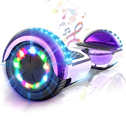 Self Balancing Segway : COLORWAY Self Balancing Scooter 6.5 inch - Hoverboards Bluetooth Speaker LED lights & Powerful Motor Gift for kids