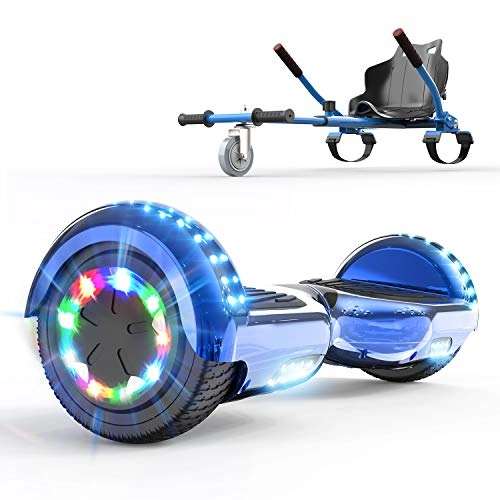 Self Balancing Segway : COLORWAY Self Balancing Scooter Hoverboards 6.5'' - Electric Scooter Off-Road - Bluetooth Speaker LED lights Gift for Kids and Adults