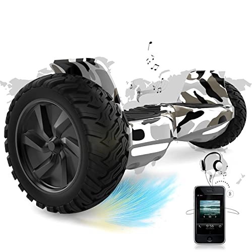 Self Balancing Segway : COLORWAY Self Balancing Scooter Hoverboards 8.5'' All Terrain - Electric Scooter- with APP & Bluetooth Speaker & LED lights and Powerful Motor Gift for kids and adults