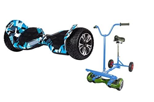 Self Balancing Segway : CRAZY BLUE - ZIMX G2 PRO OFF ROAD HOVERBOARD SWEGWAY SEGWAY + HOVERBIKE BLUE