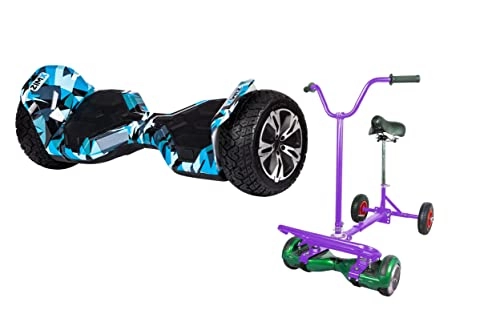 Self Balancing Segway : CRAZY BLUE - ZIMX G2 PRO OFF ROAD HOVERBOARD SWEGWAY SEGWAY + HOVERBIKE PURPLE