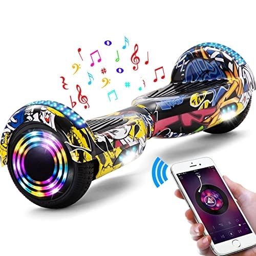 Self Balancing Segway : E-RIDES Hoverboards for Kids, 6.5" Hoverboard Self Balancing Scooter, Segways Hover Boards Bluetooth Speaker and LED Lights, Birthday Gifts for Kids Teenager Adults