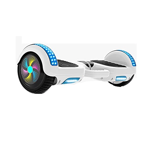 Self Balancing Segway : Electric Hoverboard, Adult 8-Inch Self-Balancing Skateboard, Bluetooth Speakers, Two Wheels, with Flashing LED Lights, Suitable for Adults And Children'S Day Gifts