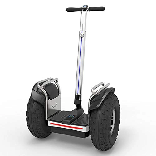 Self Balancing Segway : Electric Scooter Personal Transportation Two Wheel Self Balancing 2400W Balance Car, Silver