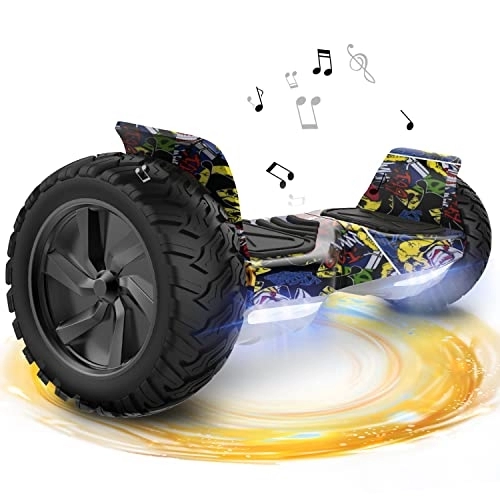 Self Balancing Segway : FUNDOT Hoverboards, Hoverboards All terrain, Self Balancing Scooter 8.5", Off-Road Hoverboards, Hoverboards with Bluetooth Speaker, APP, LED lights, Powerful Motor, Gift for Children Adults