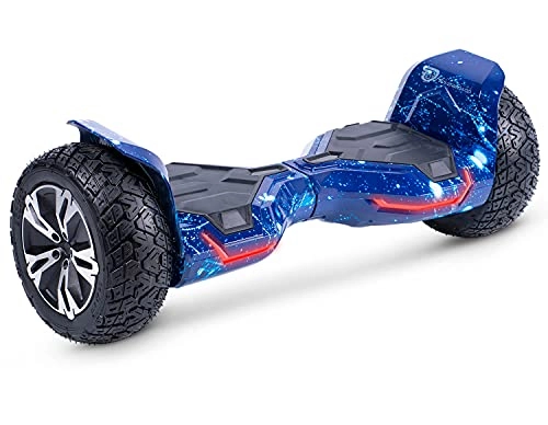 Self Balancing Segway : G2 HOVERBOARD - 8.5" ALL TERRAIN BLUETOOTH SPEAKER LED OFF ROAD HUMMER UL2272 SELF BALANCING ELECTRIC SCOOTER (Blue Galaxy)