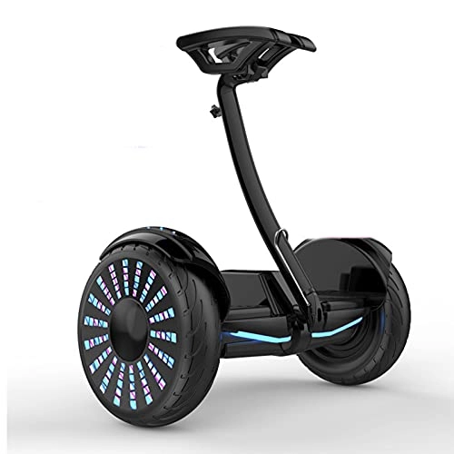 Self Balancing Segway : Gmjay 10" Smart Self-Balancing Electric Scooter Hoverboard with LED Light, Balance Scooter with APP Bluetooth Management for Teens and Adults, Black