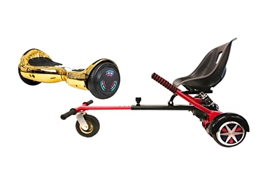 Self Balancing Segway : GOLD CHROME - ZIMX HK4 BLUETOOTH HOVERBOARD SEGWAY WITH LED WHEELS UL2272 CERTIFIED + HK5