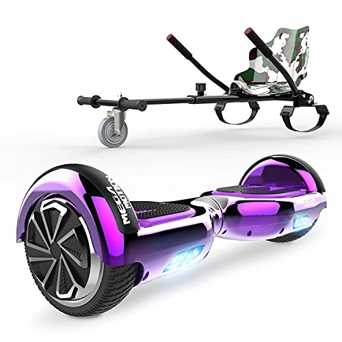 Self Balancing Segway : HITWAY 6.5” Self Balancing Scooter Hoverkart, Hoverboards Bluetooth, Electric Scooter Go kart, Smart Segway Powerful Motor with LED Indicator, Gift for Kids