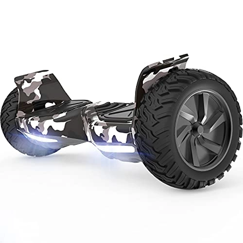 Self Balancing Segway : HITWAY All Terrain SUV Hoverboard Self-Balance E-Skateboard Bluetooth Speaker and APP, LED for Teenagers and Adults