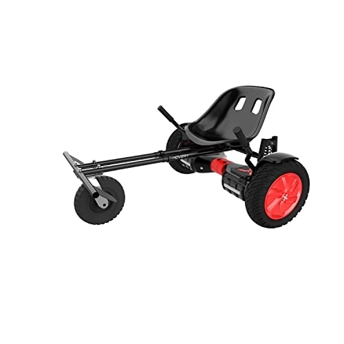 Self Balancing Segway : Hover-1 Beast Buggy Attachment | Compatible with All 10" Electric Hoverboards, Hand-Operated Rear Wheel Control, Adjustable Frame & Straps, Easy Assembly & Install, Black