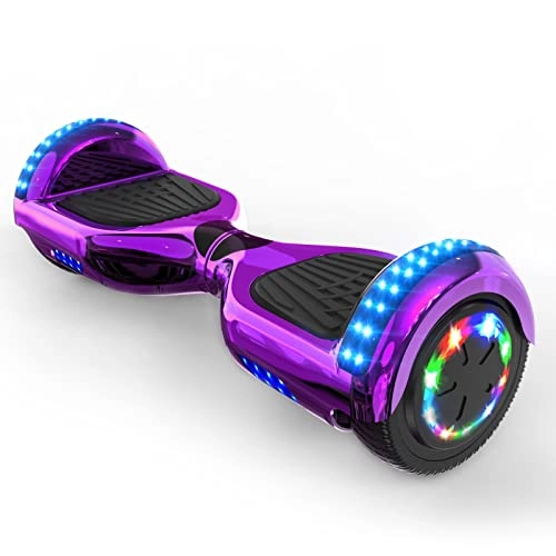 Self Balancing Segway : Hoverboards 6.5 Inches, Self Balancing for kids Adults with Dual Motor LED Lights and Bluetooth Speaker